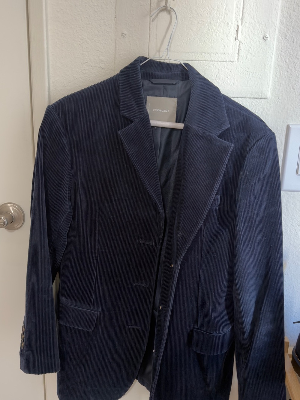 Everlane Women’s Navy Corduroy Blazer
